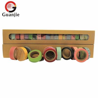 China Waterproof Wholesale Stationery Printing Gift Wrapping Washi Tape for sale