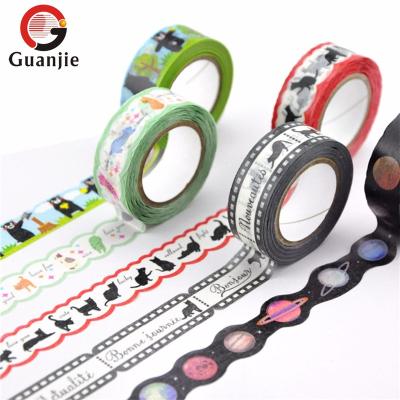 China Custom Washi Tape Printing Waterproof Die Cut Washi Tape for sale