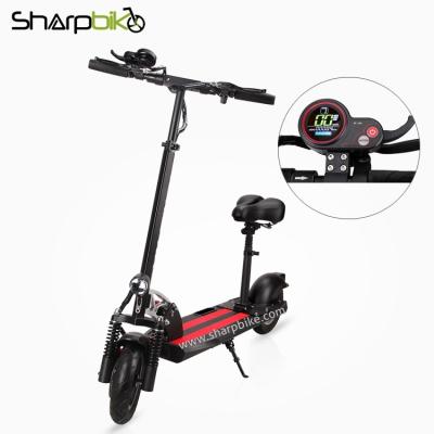 China Sharpbike unisex 36v 250w 10 inch folding electric scooter with seat SP10ES-C for sale