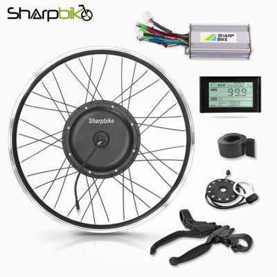 China High Quality Electric Bike Kit Sharpbike 48v 1000w Brushless Motor Rear Wheel ebike conversion kit 20