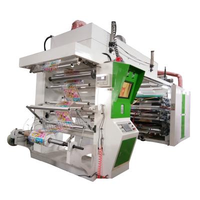 China Hotels Changhong 6 color ci flexo printing machine on plastic bags for sale