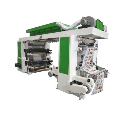 China Flexo Printing Machine 4 Color Kraft Paper Flexographic Printer for sale