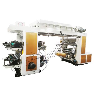 China Hotels High Speed ​​4 Color Bag Printing Machine Non Woven Flexo Flexo Printing Machine for sale