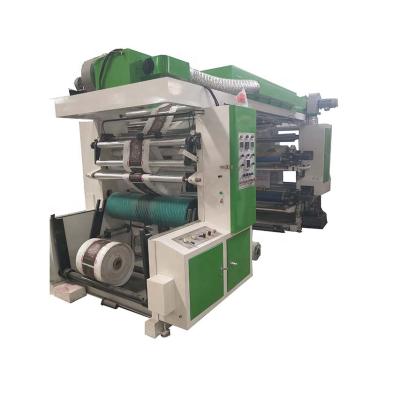 China High Speed ​​4 Shops Color Woven Fabrics Printing Non Printing Machine / PP Woven Fabric Flexo Printing Machine Per Role for sale