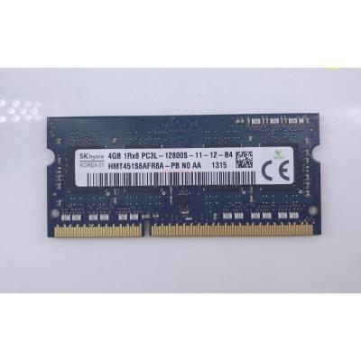 China CCE 123.For Hynix Notebook RAM DDR3 4GB 1RX8 PC3L-12800S 1600MHz 1.35V Laptop Memory Quality Assurance for sale