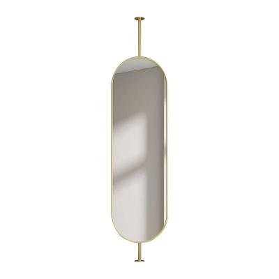 China Modern Ceiling boom light up and down elliptical mirror for sale