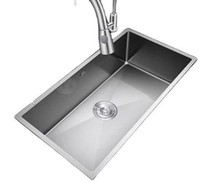 China Without Faucet Kitchen Sinks Style 304 Stainless Steel New HP Modern Tazones Polished Kitchen Sink for Modern Kitchen with Double Bowl 3 Years for sale