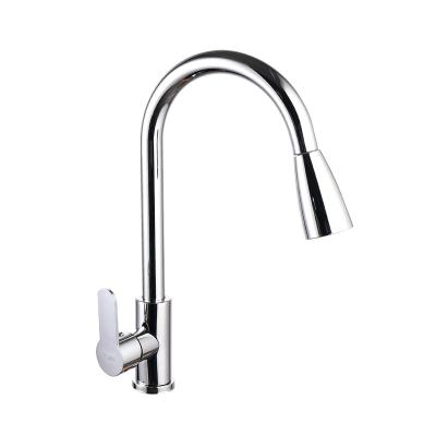 China Metered Faucets Stainless Steel 360 Pull Out Down Black Sink Kitchen Faucet Mixer Hot Cold Water Tap for sale