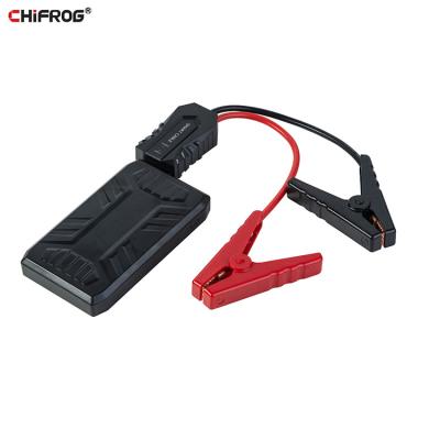 China Cheap Current Available Slim Portable Car Battery Jump Booster Jump Starter 6000mAh CHIFROG Car Battery Jump Starter Power Bank With Led for sale