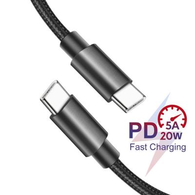 China MP3/MP4 Player Usb Fast Charging Type C To Usb 3.0 Cable 3.1 3.2 For 100W 18W 60W 5G 10G Braided Male To Male Type C Cable 3A 9V USB-c Cable for sale