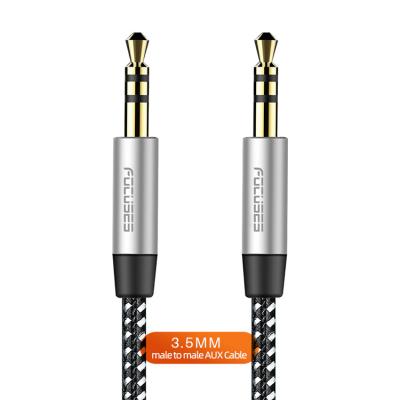 China ACK focuses audio 3.5 mm extension cable audio male auxiliary 3.5 mm extension cable input adapter audio jack to AUX cord. male audio cable for sale