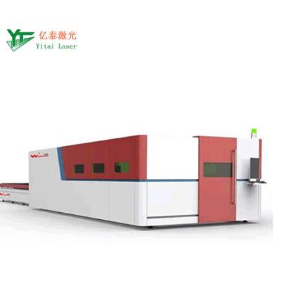 China Automated Loading Fiber laser cutting machine 1000W metal carbon steel iron plate stainless steel kitchenware fiber laser cutting machine for sale