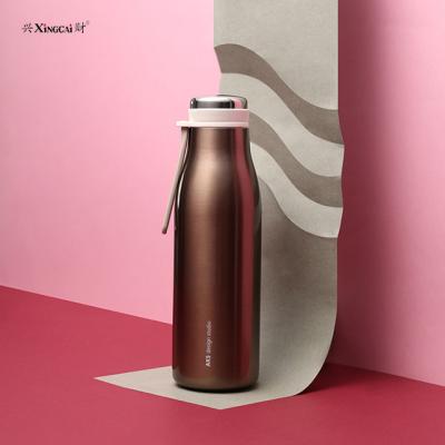 China XINGCAI 500ml Eco-Friendly PORTABLE Metal Bottle Custom Gym Vacuum Insulated Travel Water Bottle for sale