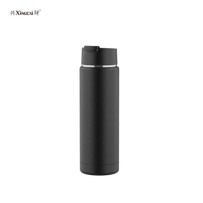 China PORTABLE Logo Double Wall Insulated Shaker Bottle Outdoor Sport 18/8 Stainless Steel Custom Thermo for sale