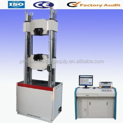 China Universal Testing Machine WAW-1000E Computer Control Hydraulic 100 Ton Tensile Testing Machine for sale