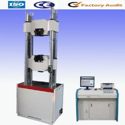 China Universal Hydraulic Servo Testing Machine WAW-E Tensile Strength Steel Testing Equipment for sale