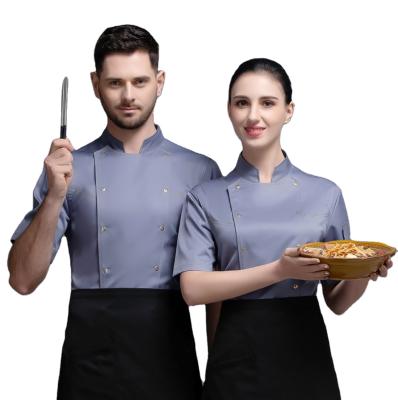 China Wholesale OEM Professional Restaurant Uniform Design Customized Italian Chef Uniform for sale