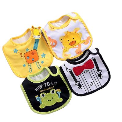 China China Soft Muslin Bib Toddler Girl Waterproof Newborn Infant Girl 100% Washable Cotton Baby Bibs for sale