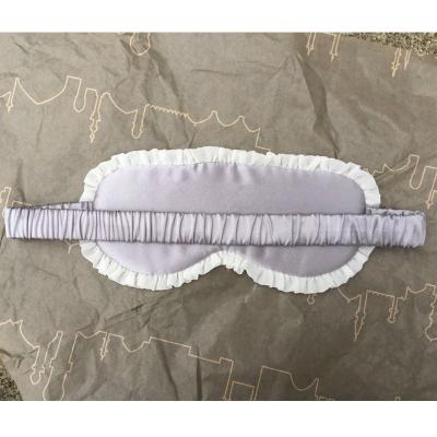 China Anti-wrinkle fashion eyemask netting pure adjustable silk eyemask 16mm for sale