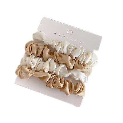 China Beautiful Fashionable Oeko Wholesale Certified Mulbery 100% Silk Hair Scrunchies for sale