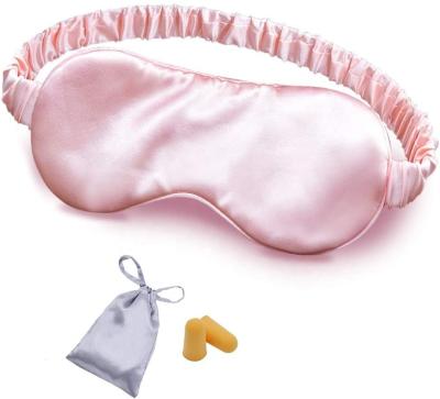 China Anti-wrinkle OEKO-TEX 100 Grade 6A Eye Mask Pocket Pure Silk Covered Elastic Band for sale