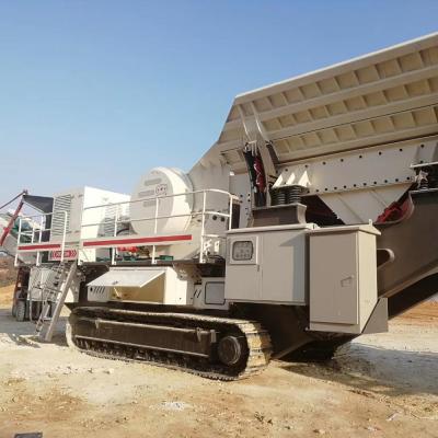 China Rock Processing Crawler Type Mobile Crusher Jaw Plant Crusher And Cone Crusher Used For Granite for sale