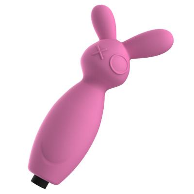 China Cute Silicone Sex Rabbit Bullet Vibrator + Mini Adult Toy Maker Bullet for sale