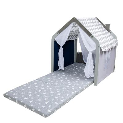 China Custom Wooden Teepee Wooden Kids Toys House Play Tents Kids Tents Indoor Outdoor Play House With Window for sale