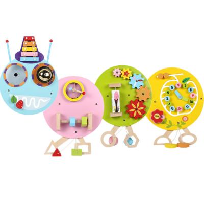 China Teaching Toys Wooden Educational Interactive Wall Mounted Games For Kids for sale