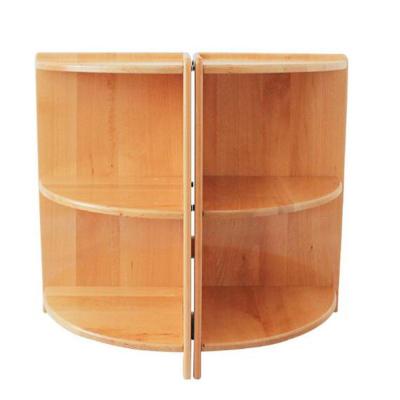 China Montessori School Montessori School Classroom Children Wooden Furniture Toy Set Circular Cabinet for sale