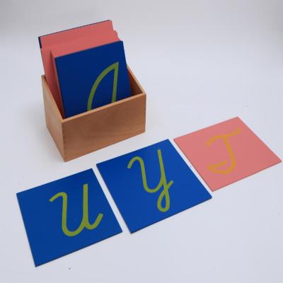 China Baby Teaching Early Childhood Montessori Wooden Materials Educational Arabic Letters for sale