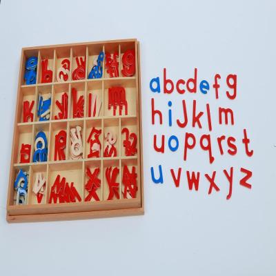 China Small Movable Alphabet Montessori Materials Montessori Teaching Aids Small Wooden Movable Alphabet for sale