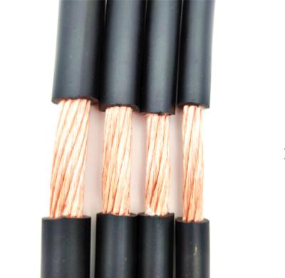 China Machine Equipment 500amp Welding Copper Cable 50mm 70mm 95mm Single Core 120mm Rubber Sheathed for sale