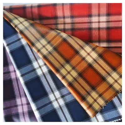 China HOT Sale Anti-static 100% Polyester Plain Plaid Dyed Fabric School Shirt Skirt Bag for sale