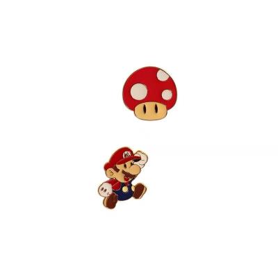 China Europe Wholesale Soft Enamel Metal Pin Mario Pin Metal Zinc Alloy Crafts Enamel Pins For Clothes for sale