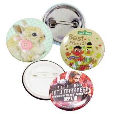 China Europe Tinplate Badges Manufacturer Custom Wholesale Cheap Button Badges Custom Button Pins for sale