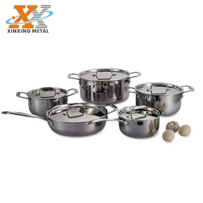 China Best Selling Sustainable Maitre Chef Cookware Society Cookware Stainless Steel Kitchen Cares Cookware for sale