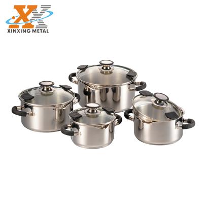 China Sustainable Hot Sale Stainless Steel Kitchen Noodle Pot Pasta Cooking Pot Set for sale