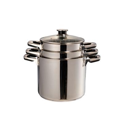 China Sustainable China Manufacturer Stainless Steel Cookware Sets Kitchen Casserole Pot Stock Pot for sale