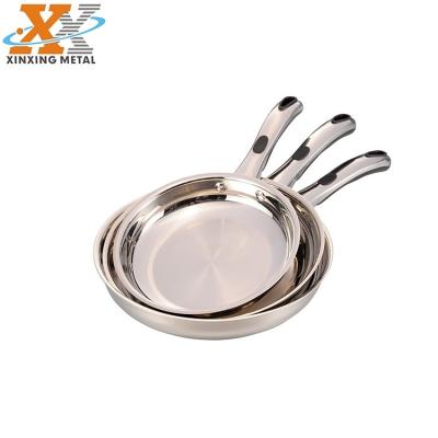 China Sustainable Mini Elect Camping Ric Round Frying Eggs Carbon Steel Coated Pancake Cooking Pan Non Stick Frying for sale