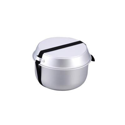 China Sustainable Camping Cookware Outdoor Cooking Pot Set 8 Pcs Aluminum Cookware Sets for sale