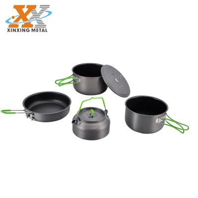 China New Style Sustainable Picnic Cookware Outdoor Portable Camping Cookware Nonstick Cookware for sale