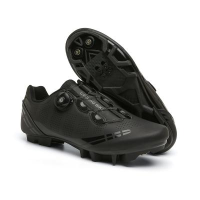 China CUSTOM Punched Holes Ventilation LINGQUE LQML3 OEM SPD Pedal SET ON BOA Cycling Mtb Mountain Bike Shoes for sale