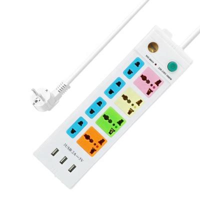 China Universal Standard Electrical Outlet Connection Extension Power Socket Children Safety 10A With USB Port for sale