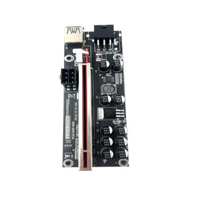 China SATA Power Cable Pro PCI-E VER011 Riser with Upgraded Version PCIE 1x 16x PCI Express Pro Riser V011 011 gpu Ver011 Riser for sale