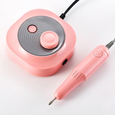 China Portable Low Vibration 25000 Rpm Efile Manicure Nail File Machine Lightweight Professional Electric Nail Drill for sale