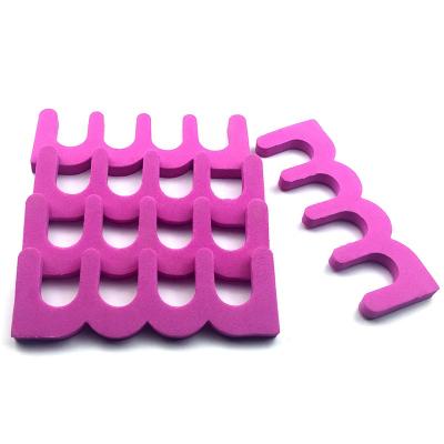 China Eco-friendly Soft Toe Separators Nail Polish Application Pedicure Nail Tools Toe Spacers Toenail Dividers Silicone Manicure for sale