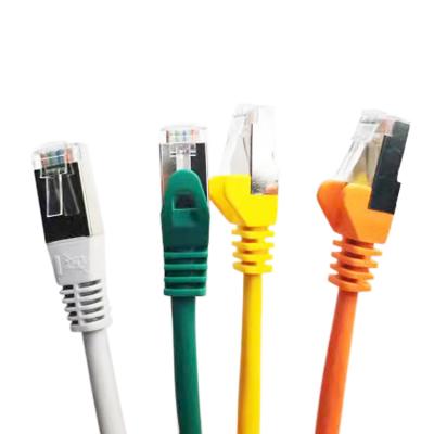 China High Quality Waterproof Fire Resistant Since UTP FTP SFTP SSTPatch Cord Flat Around Rj45 Plug Cat 7 Ethernet Cable 7 UTP Cat6A for sale