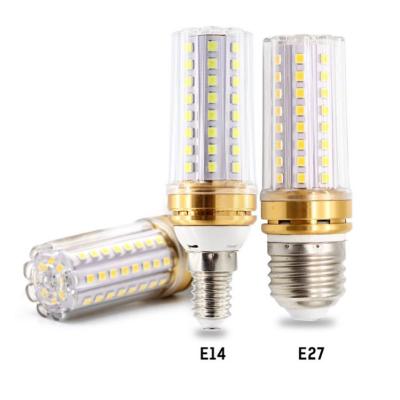 China Newcomers E14 E27 residential base 16w led corn light bulb with three color white/warm/cool white color for home for sale