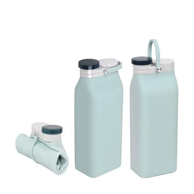 China New Design Silicone Water Bottle Viable Collapsible Cup Portable Outdoor Eco-Friendly for sale